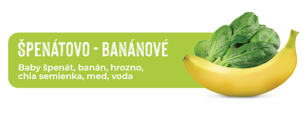 špenátovo - banánové Smoothie